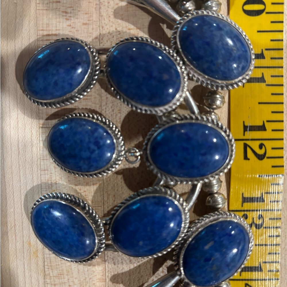 Native American Squash Blossom necklace - Picture 3 of 8